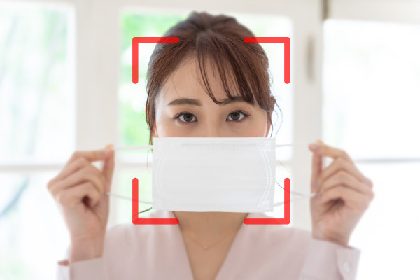 マスク 顔認証